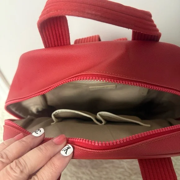 Lacoste Red Mini Backpack - Picture 4 of 8